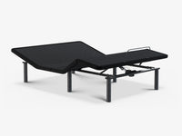 Ascension® Luxe Adjustable Power Base shown in a zero gravity position with the head and legs elevated on a light gray background.